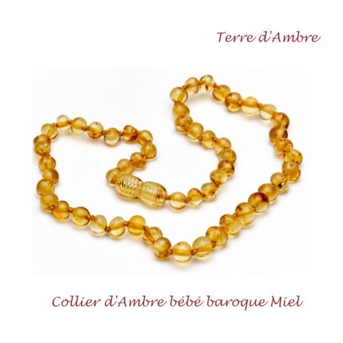 Collier Ambre Bébé Multicolore Élégance & bien-être - Catalogue Produits  Naturellement Bien