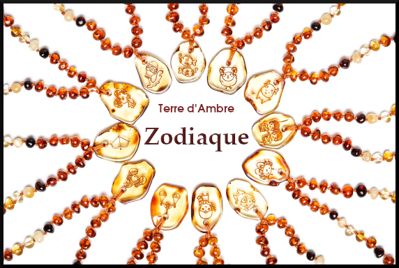 Colliers d'Ambre Bébé Collection Zodiaque