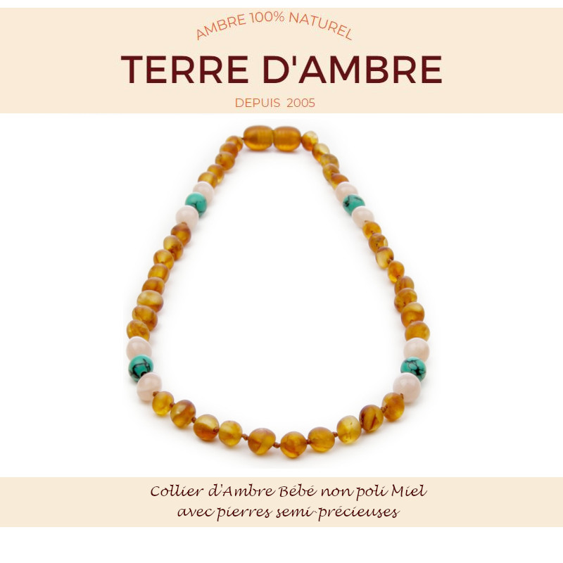 Colliers d'Ambre Femme Collection Gemstone