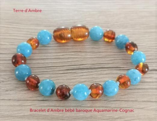 Bracelet Ambre Bébé Perles Baroques - 123Ambre