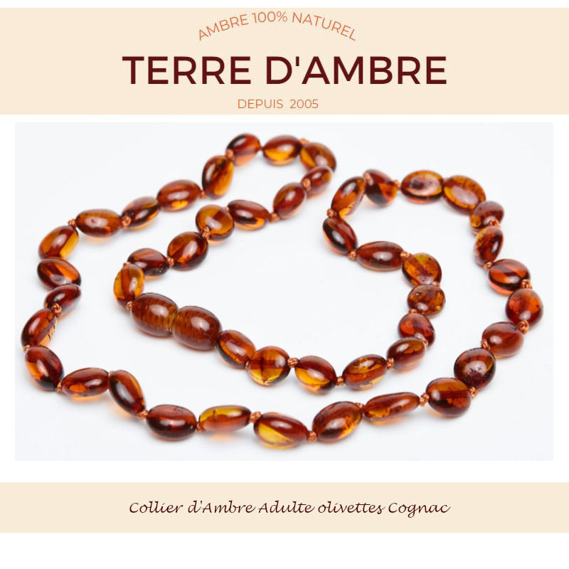 Colliers d'Ambre Femme Collection Olivettes