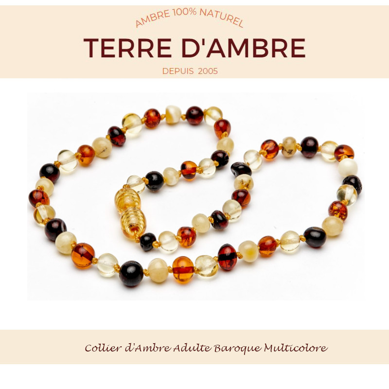 Colliers d'Ambre Femme Collection Baroque