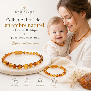 Comment choisir son bijou en ambre : guide complet pour bébé et pour la femme | Terre d'Ambre
