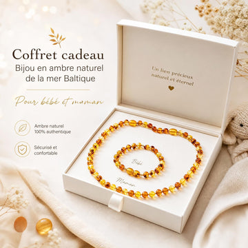 Cadeau de naissance : pourquoi choisir un bijou en ambre ? guide complet | Terre d'Ambre